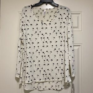 Palm Tree Lynnae - White / Black
